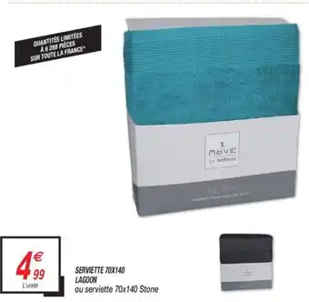 Netto Serviette 70X140 Lagoon offre