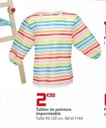 Gifi Tablier de peinture imperméable offre
