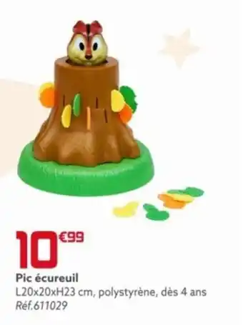 Gifi Pic ecureuil offre