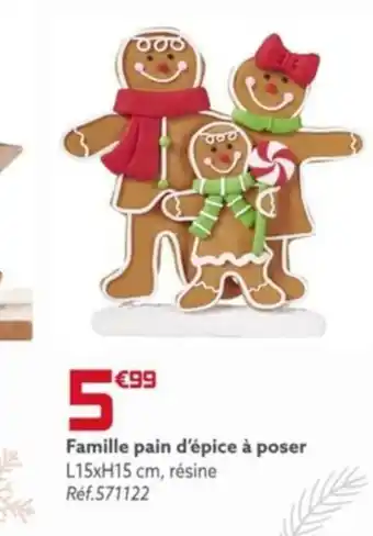 Gifi Famille pain d'épice à poser offre