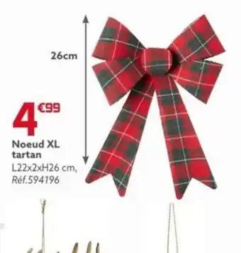 Gifi Noeud XL tartan offre