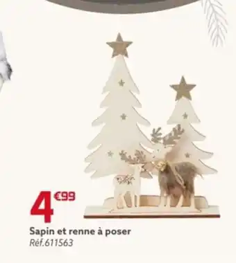 Gifi Sapin et renne à poser offre