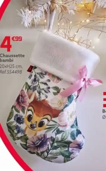 Gifi Chaussette bambi offre