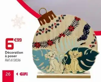 Gifi Décoration à poser offre