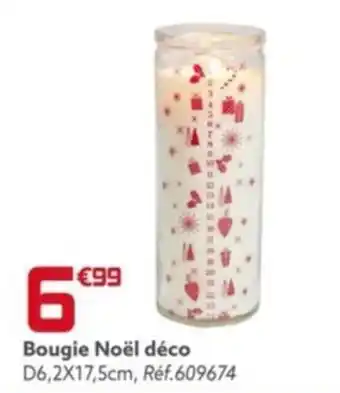Gifi Bougie Noël déco offre