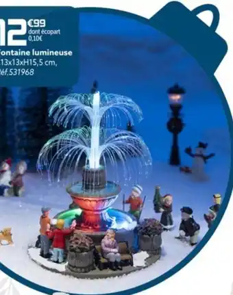 Gifi Fontaine lumineuse offre