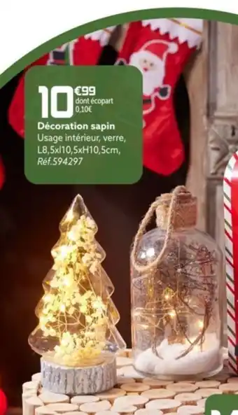 Gifi Décoration sapin offre