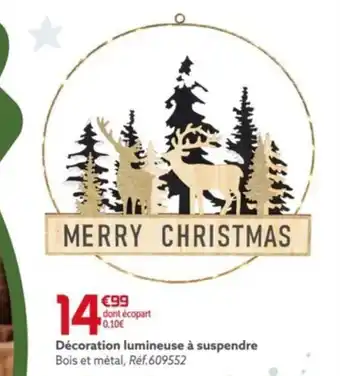 Gifi Décoration lumineuse à suspendre offre