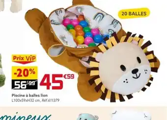 Gifi Piscine à balles lion offre