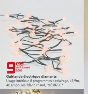 Gifi Guirlande électrique diamants offre