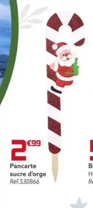 Gifi Pancarte sucre d'orge offre