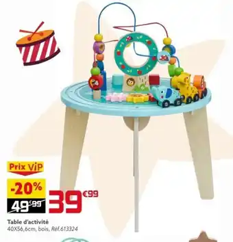 Gifi Table d'activité offre