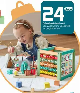 Cube d'activités 5-en-1