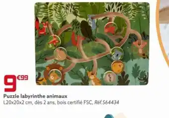 Gifi Puzzle labyrinthe animaux offre