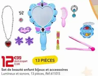 Gifi Set de beauté enfant bijoux et accessoires offre