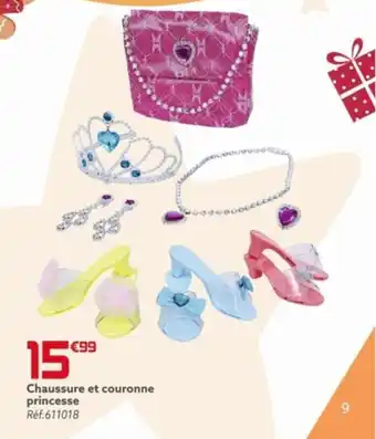 Gifi Chaussure et couronne princesse offre