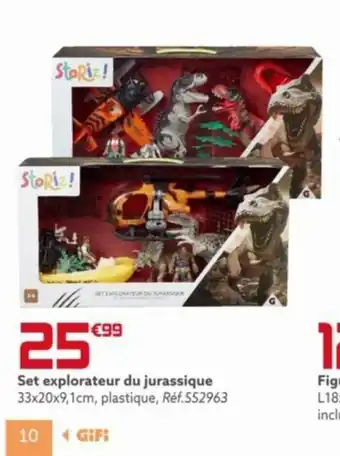 Gifi Set explorateur du jurassique offre