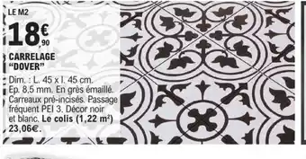 E.Leclerc Brico CARRELAGE DOVER offre
