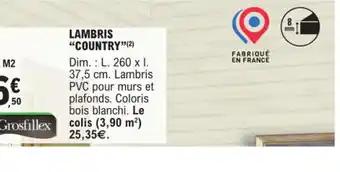 E.Leclerc Brico LAMBRIS "COUNTRY offre