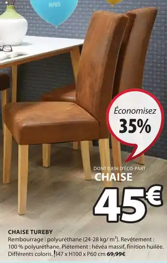 JYSK Chaise Tureby offre