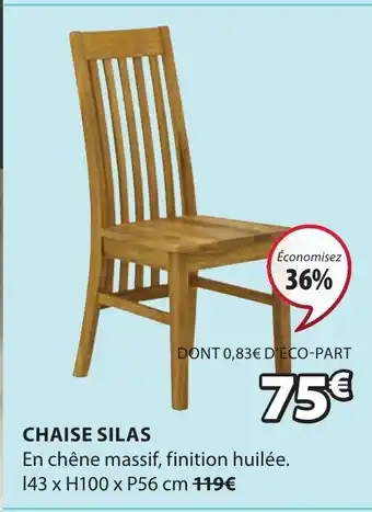 JYSK Chaise Silas offre