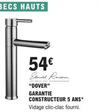 E.Leclerc Brico DOVER GARANTIE CONSTRUCTEUR 5 ANS offre