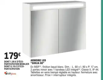ARMOIRE LED "IULIA 80