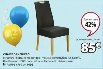 JYSK Chaise Ornebjerg offre