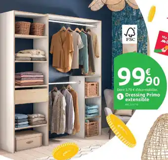 Mr Bricolage Dressing Primo extensible offre