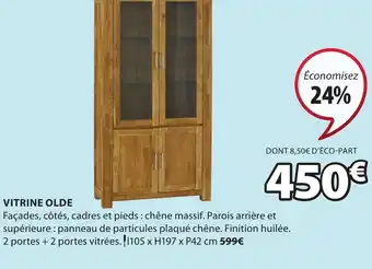 JYSK Vitrine Olde offre