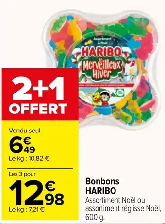 Carrefour Market Bonbons HARIBO offre