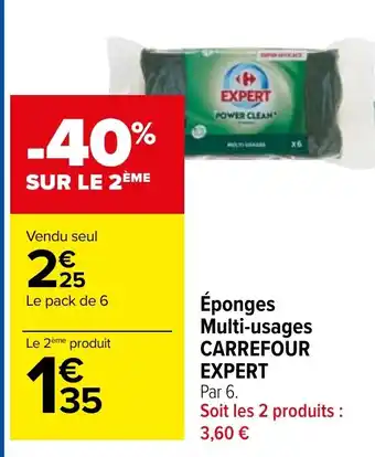Carrefour Market Éponges Multi-usages CARREFOUR EXPERT offre