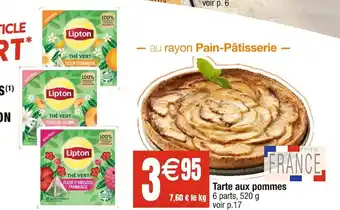Cora x Carrefour Tarte aux pommes offre