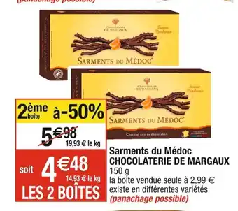 Sarments du Médoc CHOCOLATERIE DE MARGAUX