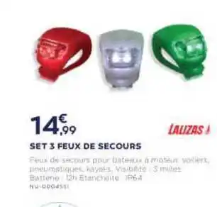 Set 3 Feux De Secours