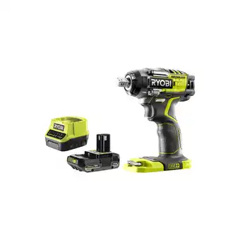 Bricomarché Pack ryobi boulonneuse à chocs r18iw7-0 - 18v oneplus brushless - 4 modes - 1 batterie 2.0ah - 1 chargeur rapide offre