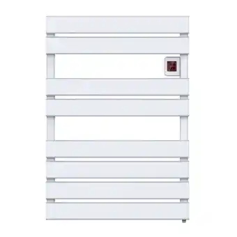 Sèche serviette électrique cameron blanc aluminium 500w