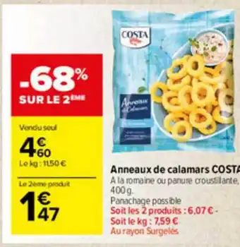 Anneaux De Calamars Costa