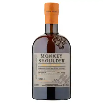 E.Leclerc Whisky blended malt monkey shoulder smokey monkey - batch 9 - ecosse, 40% vol. - 70 cl offre