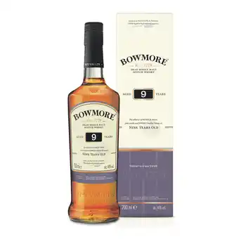 E.Leclerc Whisky single malt bowmore 9 ans - ecosse, 40% vol. - 70 cl offre
