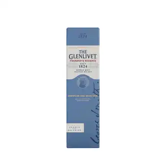 Whisky single malt glenlivet founders reserve - ecosse, 40% vol. - 70 cl
