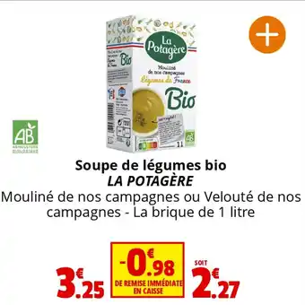 Coccimarket Soupe de légumes bio LA POTAGÈRE offre