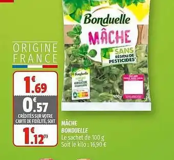 Coccimarket Mâche Bonduelle offre