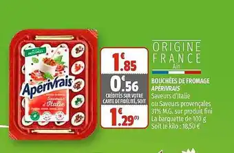 Coccimarket Bouchées De Fromage Apérivrais offre