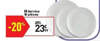 Conforama Service 18 Pièces offre