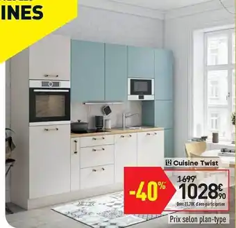 Conforama Cuisine Twist offre