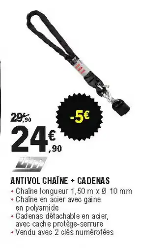 Antivol Chaîne + Cadenas