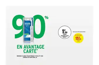 Intermarché Brosse à Dent électrique Vitality 100 Cross Action Oral B offre
