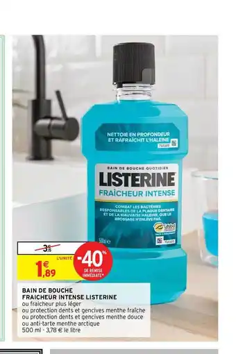 Bain De Bouche Fraîcheur Intense Listerine