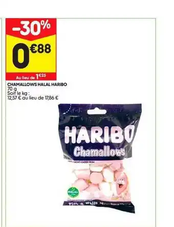Leader Price Chamallows Halal Haribo offre